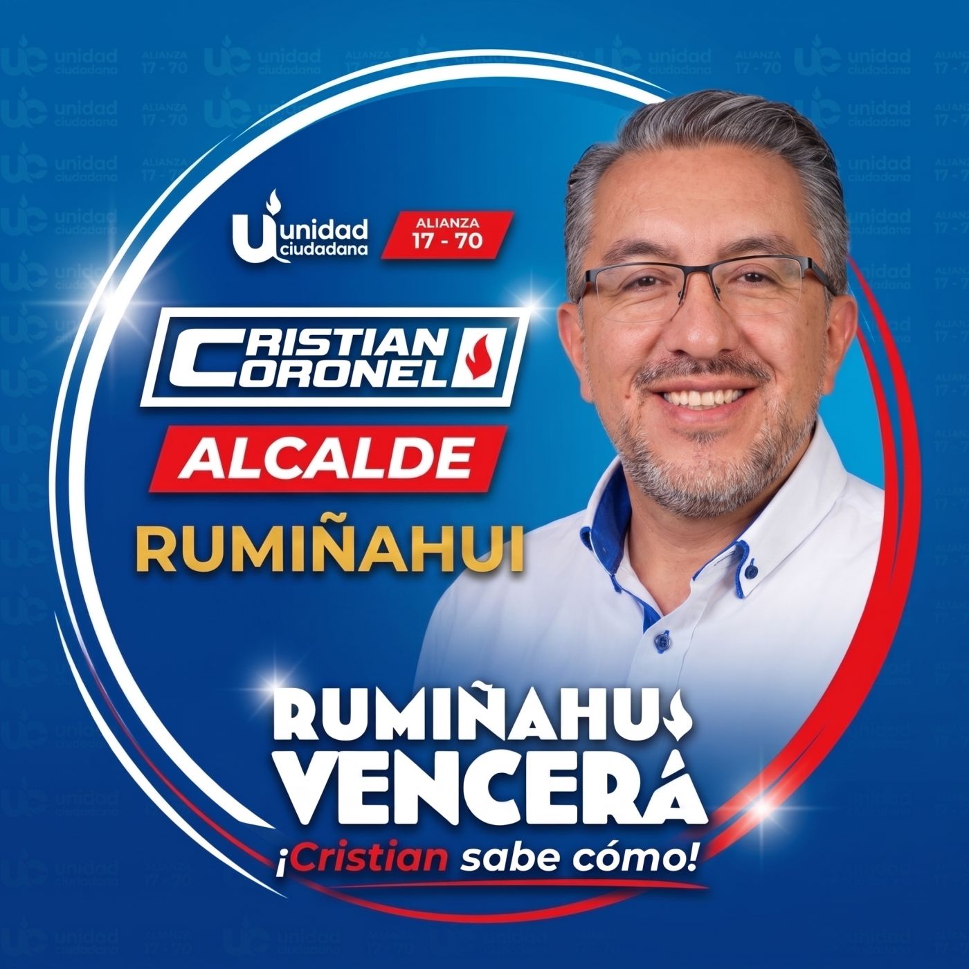 Cristian Coronel, candidato a la Alcaldía de Rumiñahui